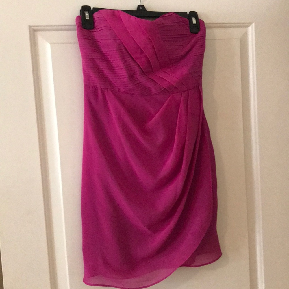 Magenta cocktail dress